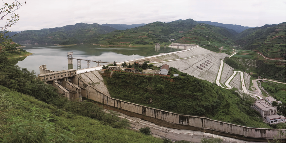 陕西省重点工程石头河水库枢纽（获省优质管理第一名）
